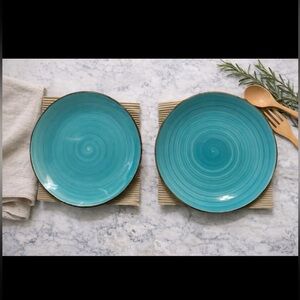 Teal small plates